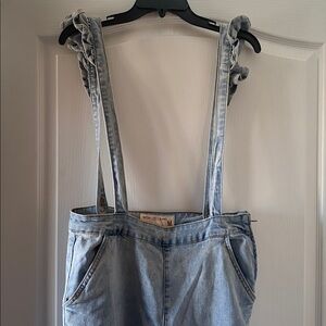 Light Blue Denim Overalls